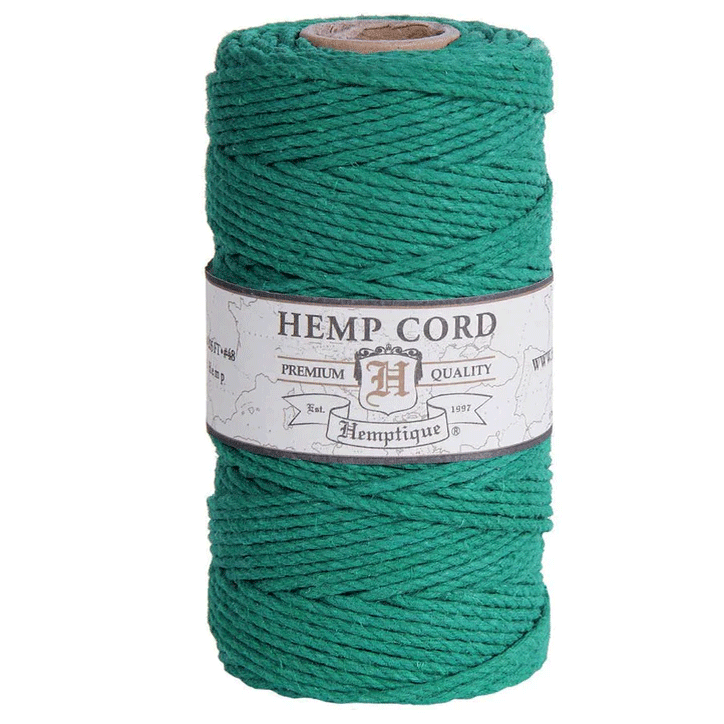 1.8 mm (5/64") Green Hemp Twine/Cord Spool 62.5 m (205 ft)