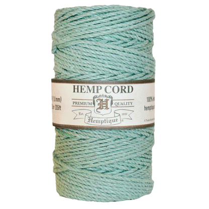 1.8 mm (5/64") Light Green Hemp Twine/Cord Spool 62.5 m (205 ft)