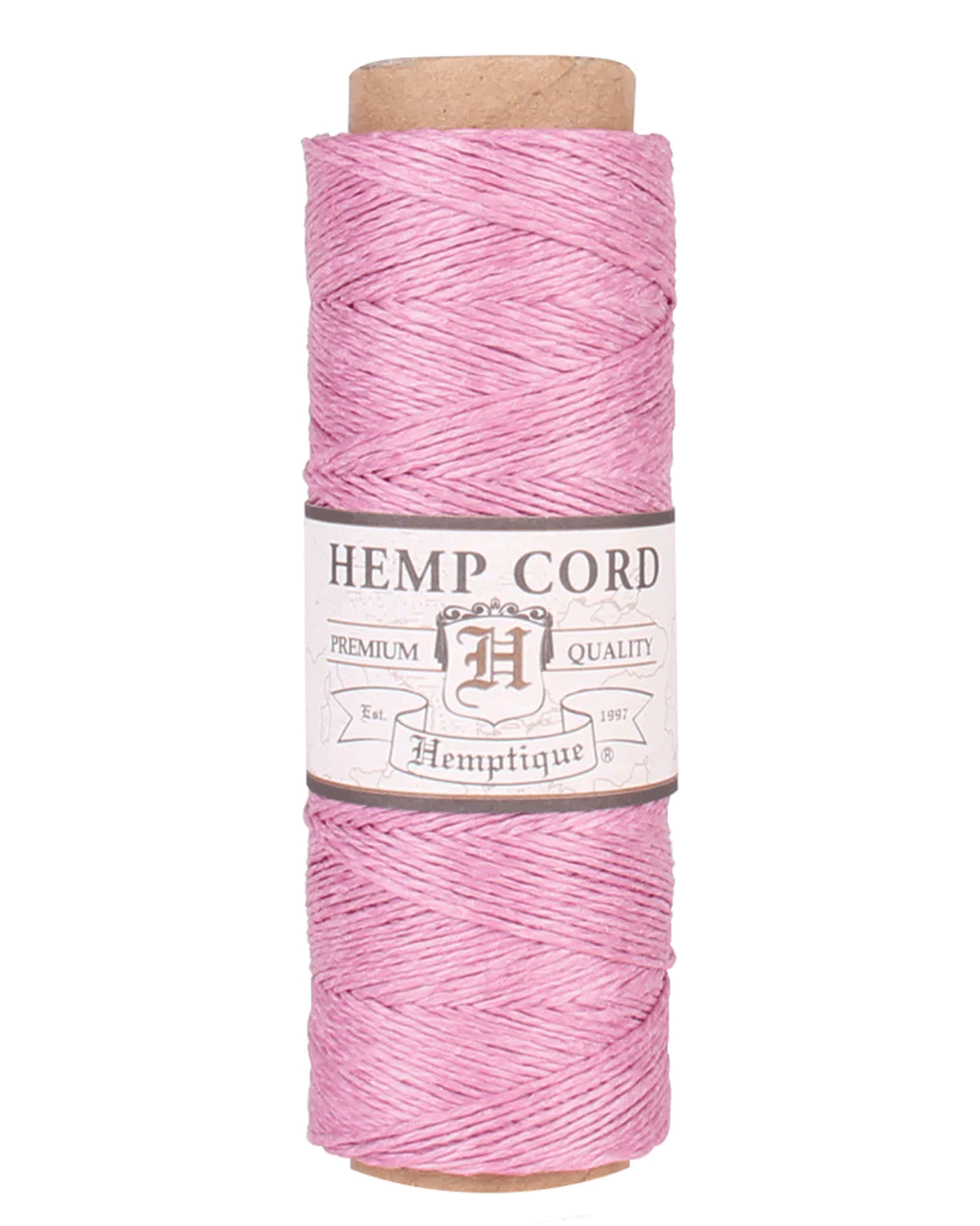 0.5 mm (1/64") Light Pink Hemp Twine/Cord Spool  62.5 m (205 ft)