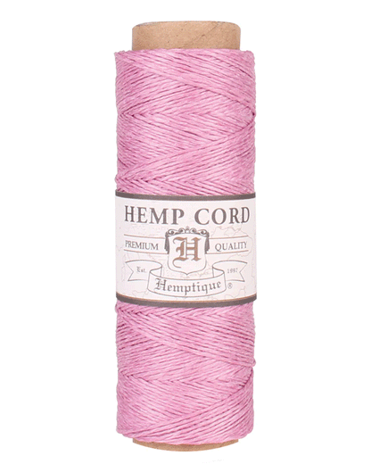 0.5 mm (1/64") Light Pink Hemp Twine/Cord Spool  62.5 m (205 ft)