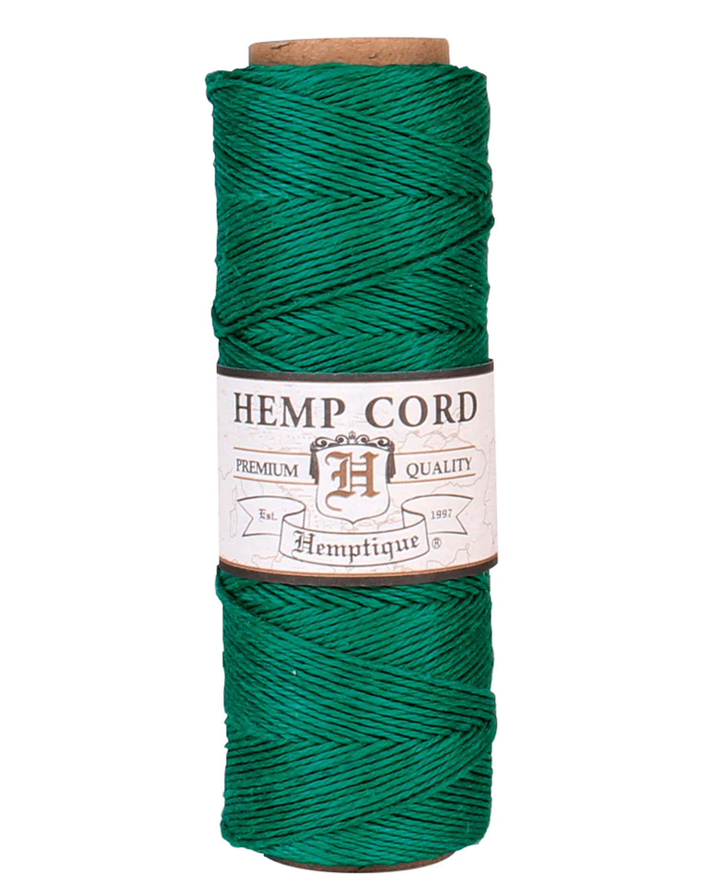 0.5 mm (1/64") Green Hemp Twine/Cord Spool 62.5 m (205 ft)