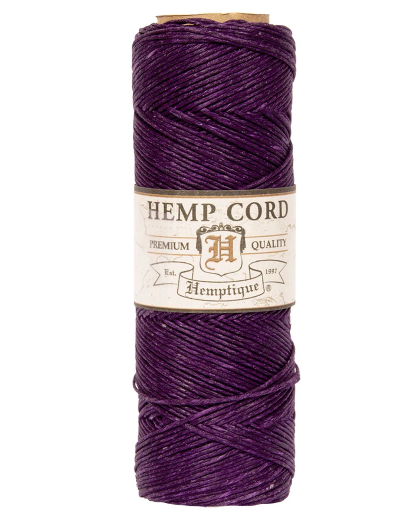 0.5 mm (1/64") Dark Purple Hemp Twine/Cord Spool 62.5 m (205 ft)