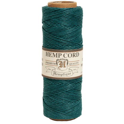 0.5 mm (1/64") Emerald Green Hemp Twine/Cord Spool 62.5 m (205 ft)