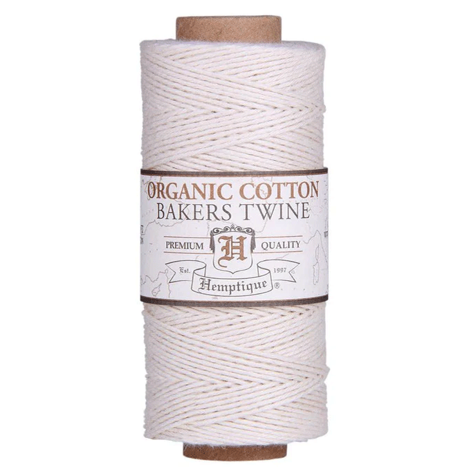 1 mm (3/64") Organic Bakers Twine/Cord Spool 125 m (410 ft)