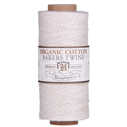 1 mm (3/64") Organic Bakers Twine/Cord Spool 125 m (410 ft)