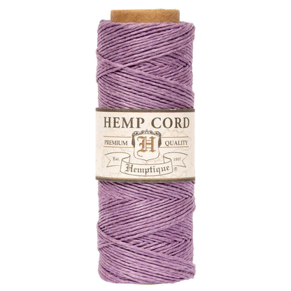 0.5 mm (1/64") Lavender Hemp Twine/Cord Spool 62.5 m (205 ft)