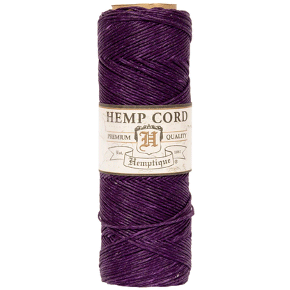 0.5 mm (1/64") Dark Purple Hemp Twine/Cord Spool 62.5 m (205 ft)