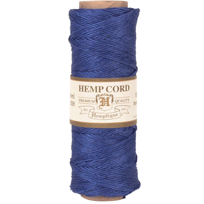 0.5 mm (1/64") Blue Hemp Twine/Cord Spool 62.5 m (205 ft)