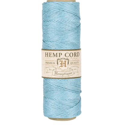 0.5 mm (1/64") Light Blue Hemp Twine/Cord Spool  62.5 m (205 ft)