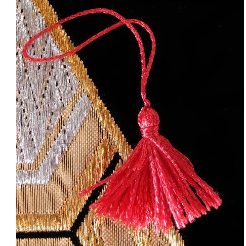 2 Inch Red Tassels 12 Pack