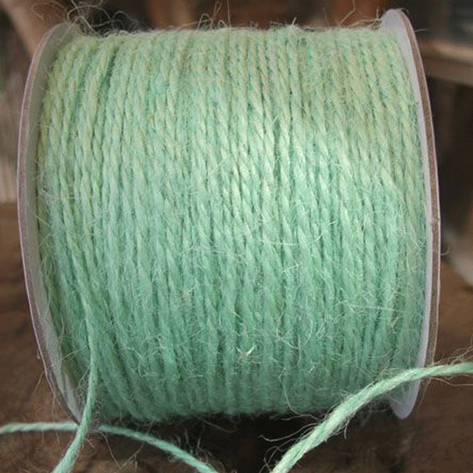 1.5 mm (1/16") Mint Jute Twine/Cord/Rope 100 Yards