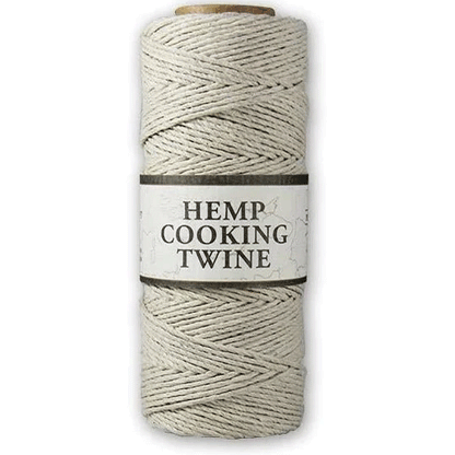 1 mm (3/64") Natural Hemp Cooking Twine/Cord Spool 62.5 m (205 ft)