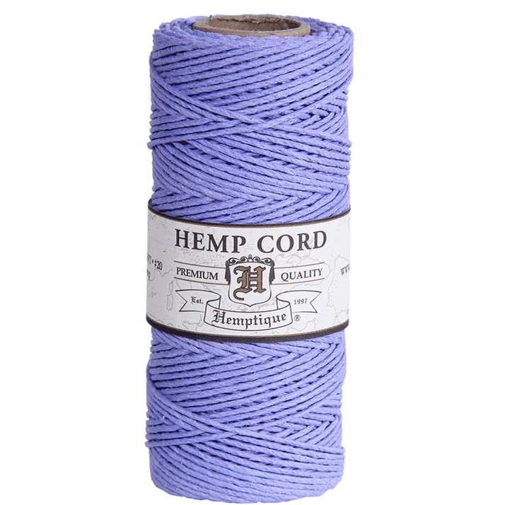 1 mm (3/64") French Blue Hemp Twine/Cord Spool 62.5 m (205 ft)