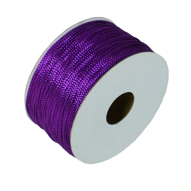 1 mm (3/64") Purple Tinsel Cord 144 Yards