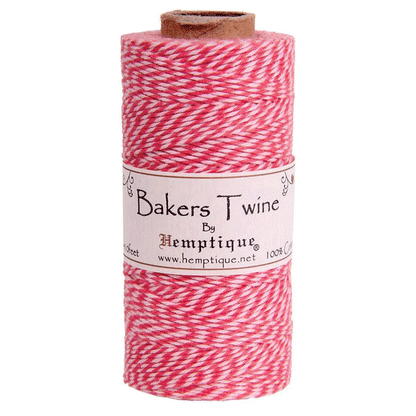 1 mm (3/64") Rose Point Cotton Bakers Twine/Cord Spool 125 m (410 ft)