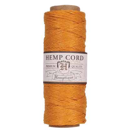 0.5 mm (1/64") Gold Hemp Twine/Cord Spool  62.5 m (205 ft)