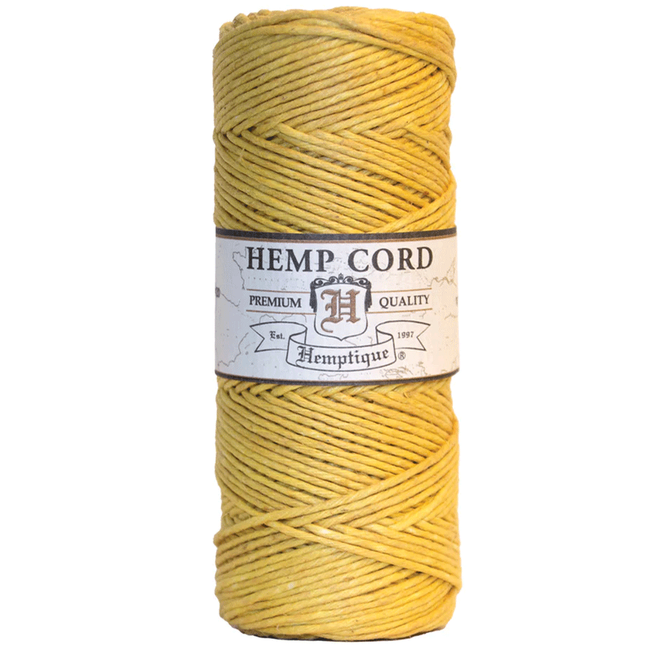 1 mm (3/64") Straw Hemp Twine/Cord Spool 62.5 m (205 ft)