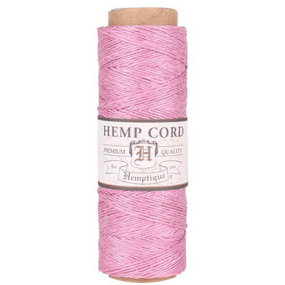 0.5 mm (1/64") Light Pink Hemp Twine/Cord Spool  62.5 m (205 ft)