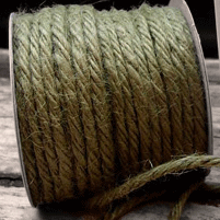 3.5 mm (9/64") Moss Jute Cord/Rope 75 ft