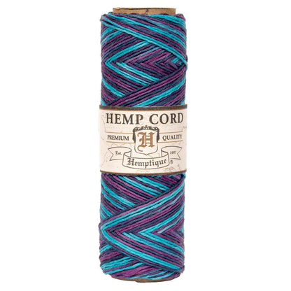 0.5 mm (1/64") Party Variegated Hemp Twine/Cord Spool  62.5 m (205 ft)