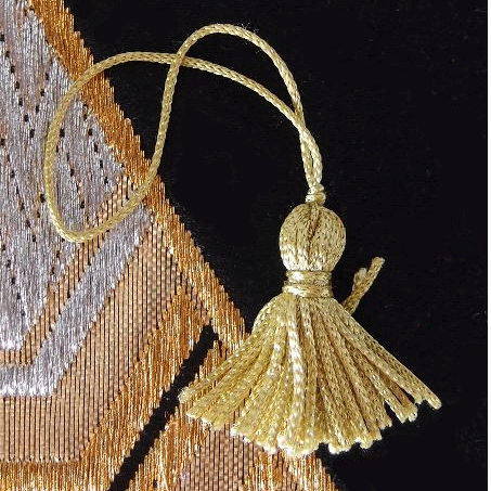 2 Inch Gold Tassels 12 Pack