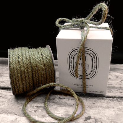 3.5 mm (9/64") Moss Jute Cord/Rope 75 ft