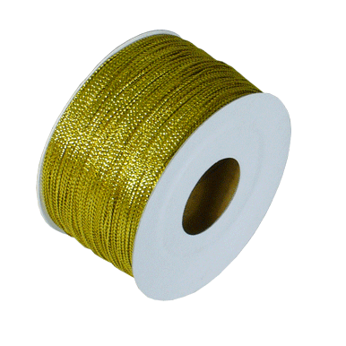 1 mm (3/64") Gold Tinsel Cord 144 Yards