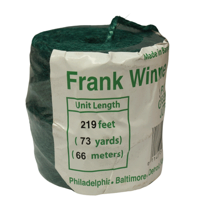 3 mm (1/8") 2 Ply Green Jute Twine/Cord Spool 66 m (219 Ft)