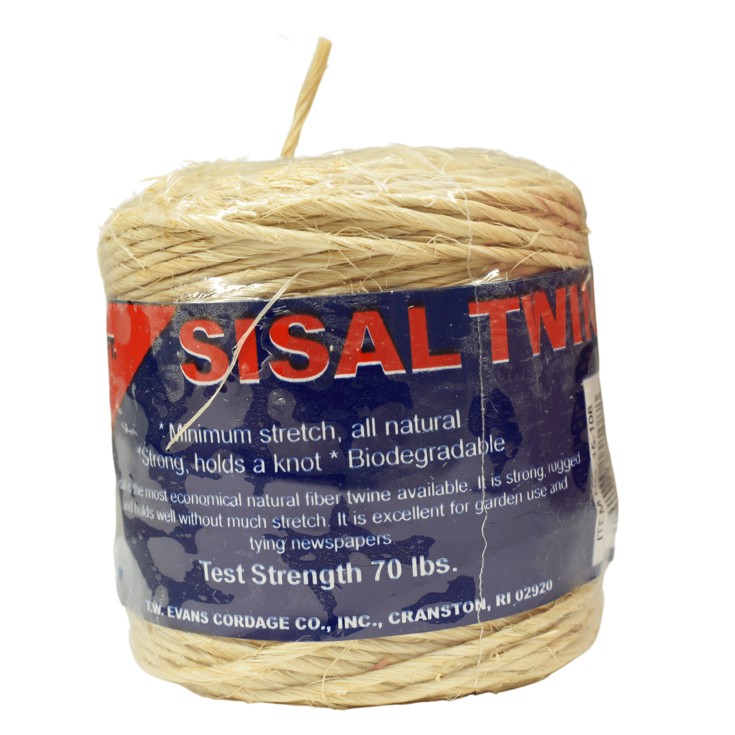 2 mm (5/64") Natural Sisal Twine/Cord 300 Feet