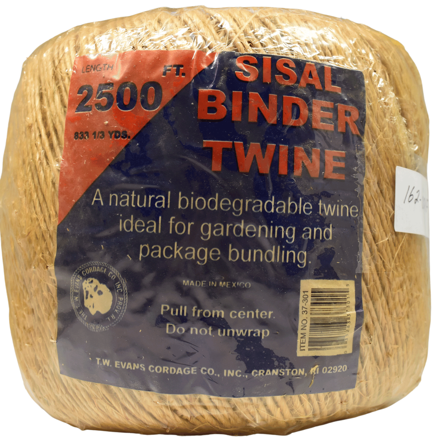 2.4 mm (3/32") Natural Sisal Binder Twine/Cord 2500 Feet