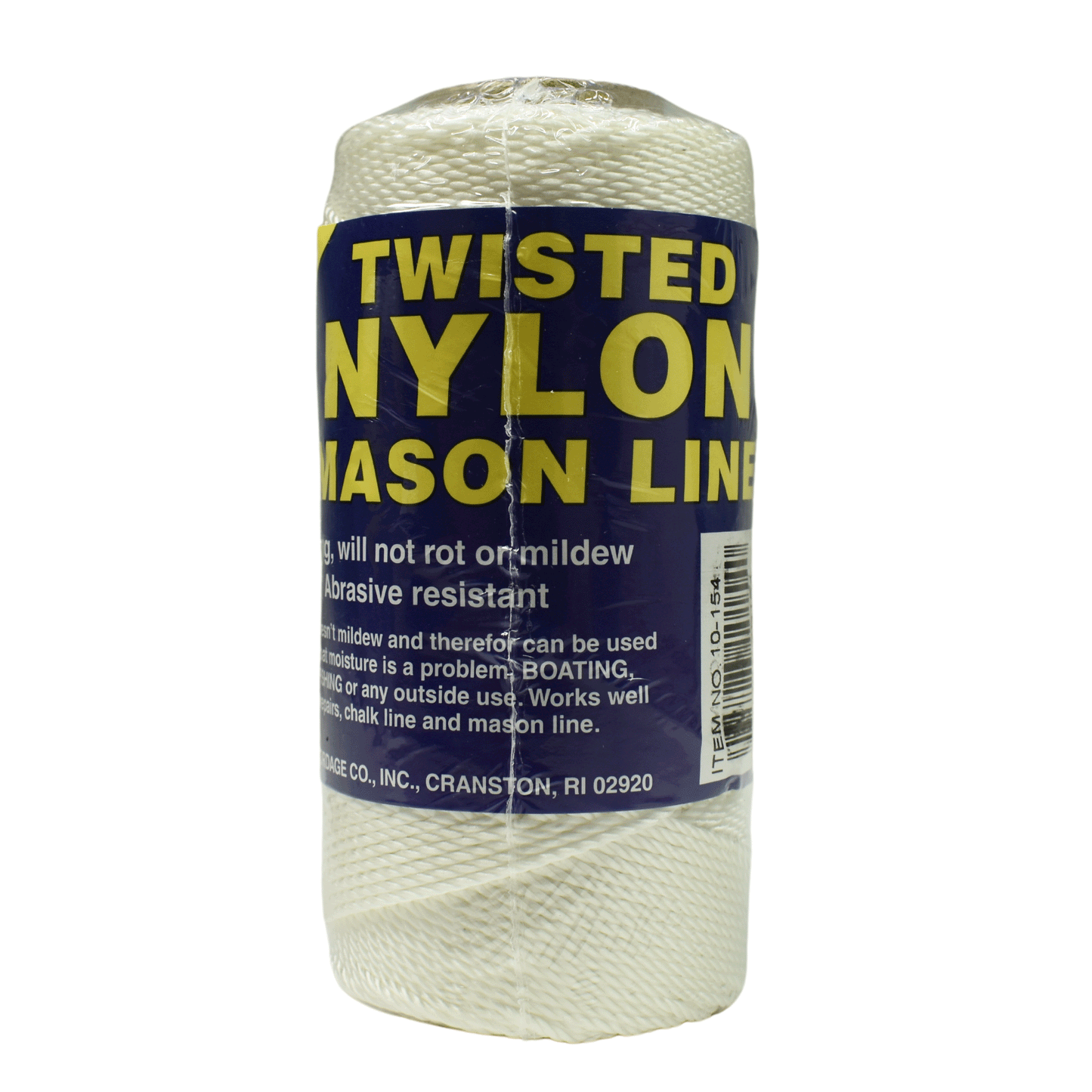 1.5 mm (1/16") #15 White Twisted Nylon Mason Line Twine/Cord Roll 315 feet