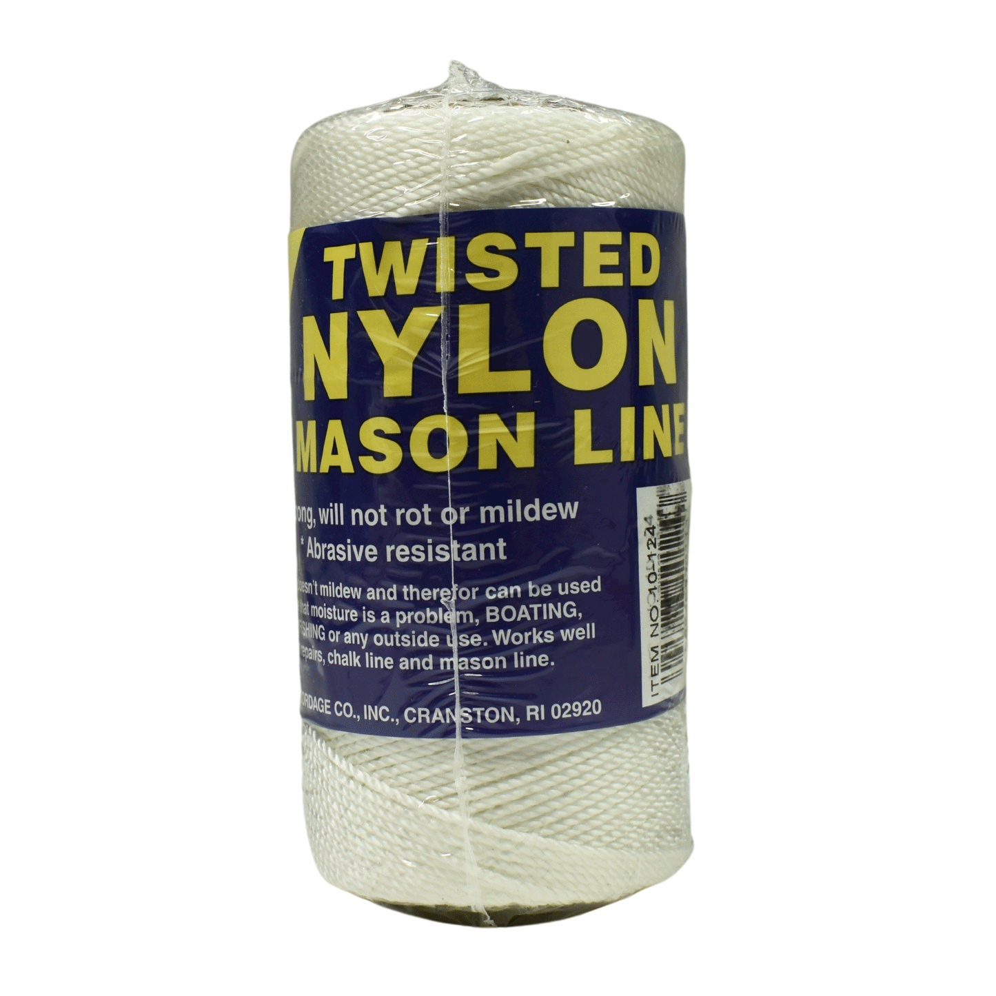 1.2 mm (3/64") #12 White Twisted Nylon Mason Line Twine/Cord Roll 375 feet