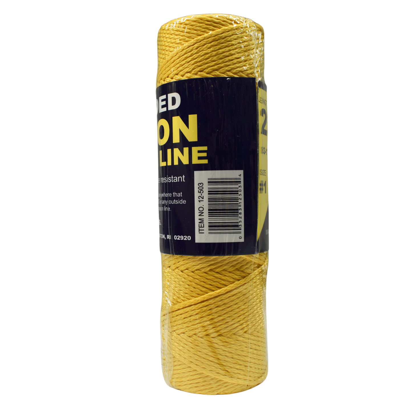 1.6 mm (1/16") #1 Yellow Braided Nylon Mason Line Twine/Cord Roll 250 feet