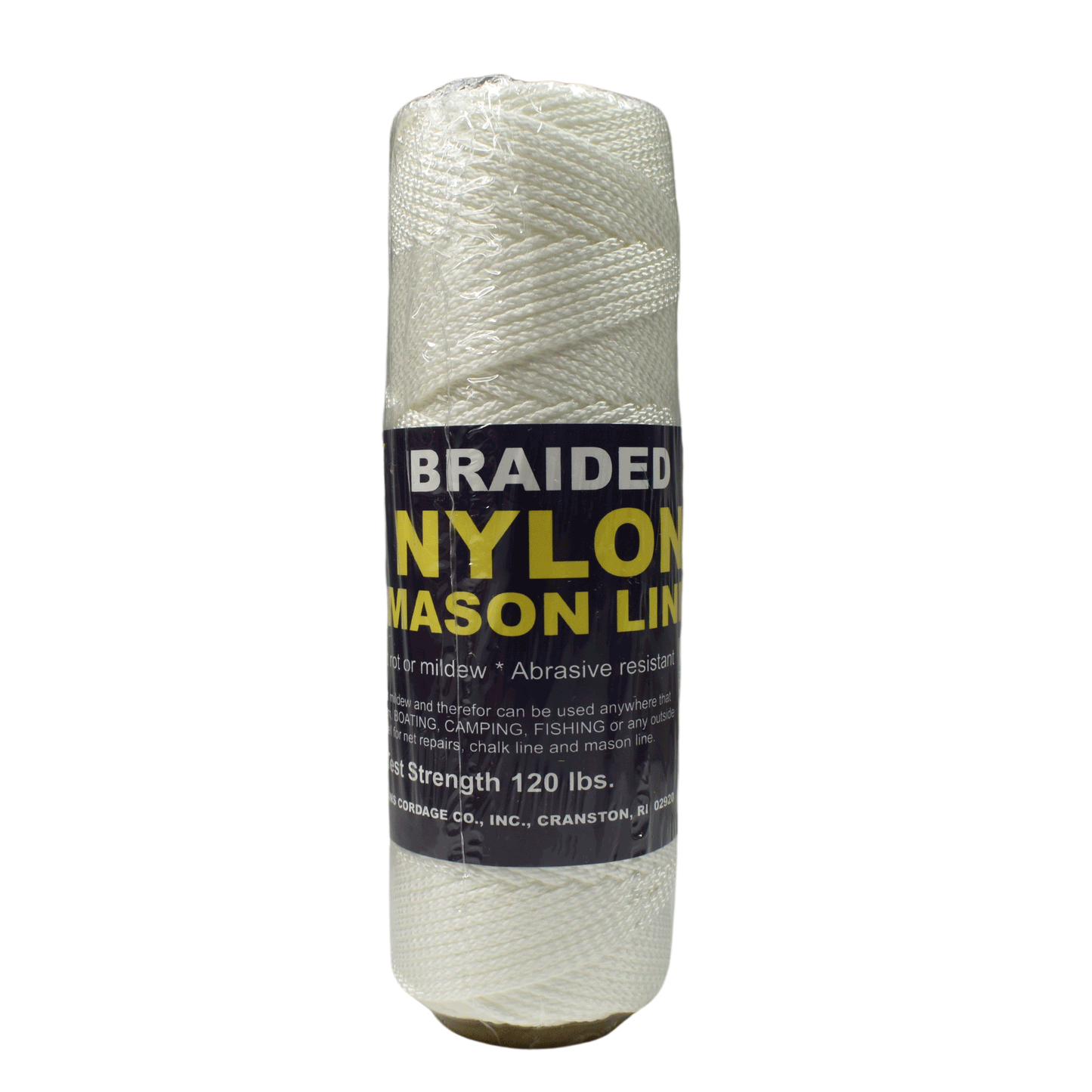 1.6 mm (1/16") #1 White Braided Nylon Mason Line Twine/Cord Roll 250 feet