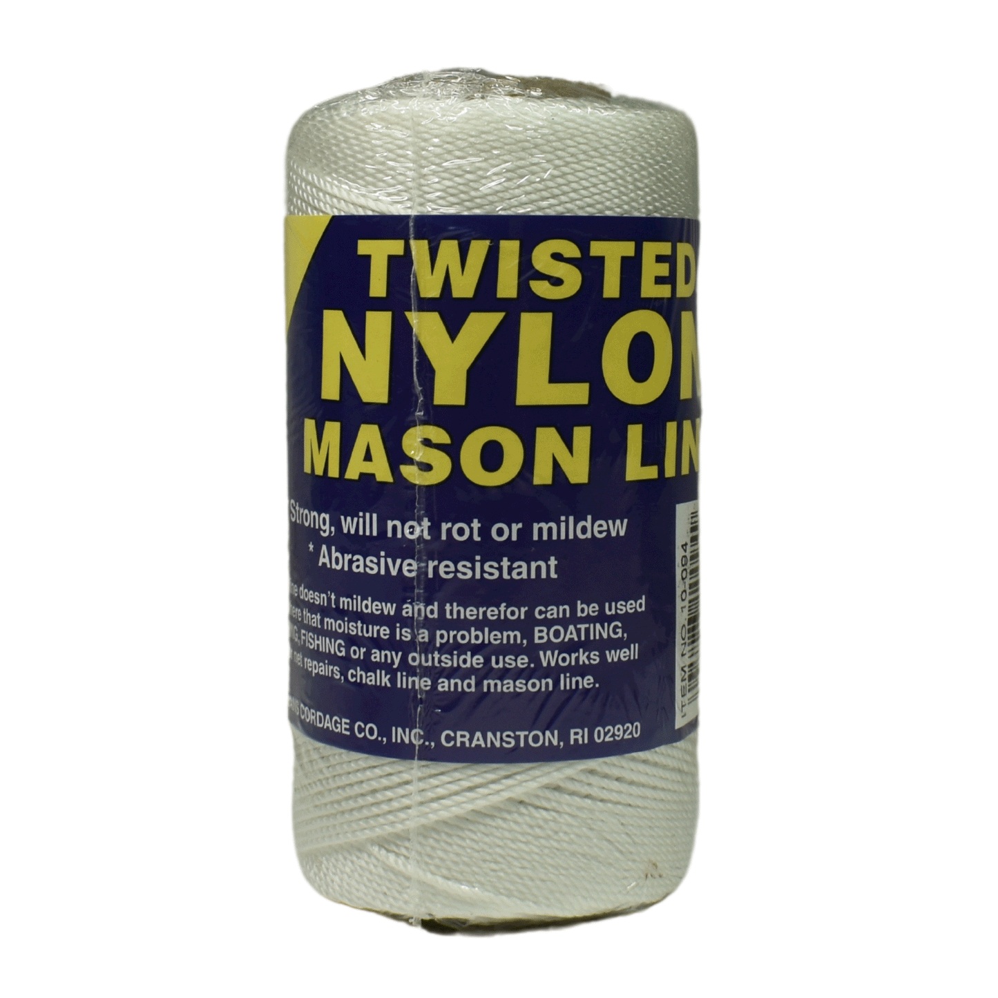 0.8 mm (1/32") #9 White Twisted Nylon Mason Line Twine/Cord Roll 480 feet