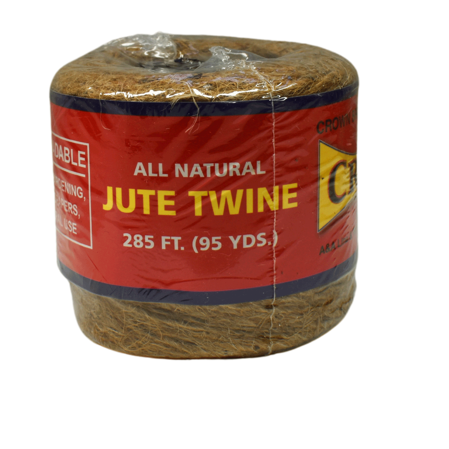 1 mm (3/64") 1 Ply Jute Twine/Cord Roll 86 m (285 ft)