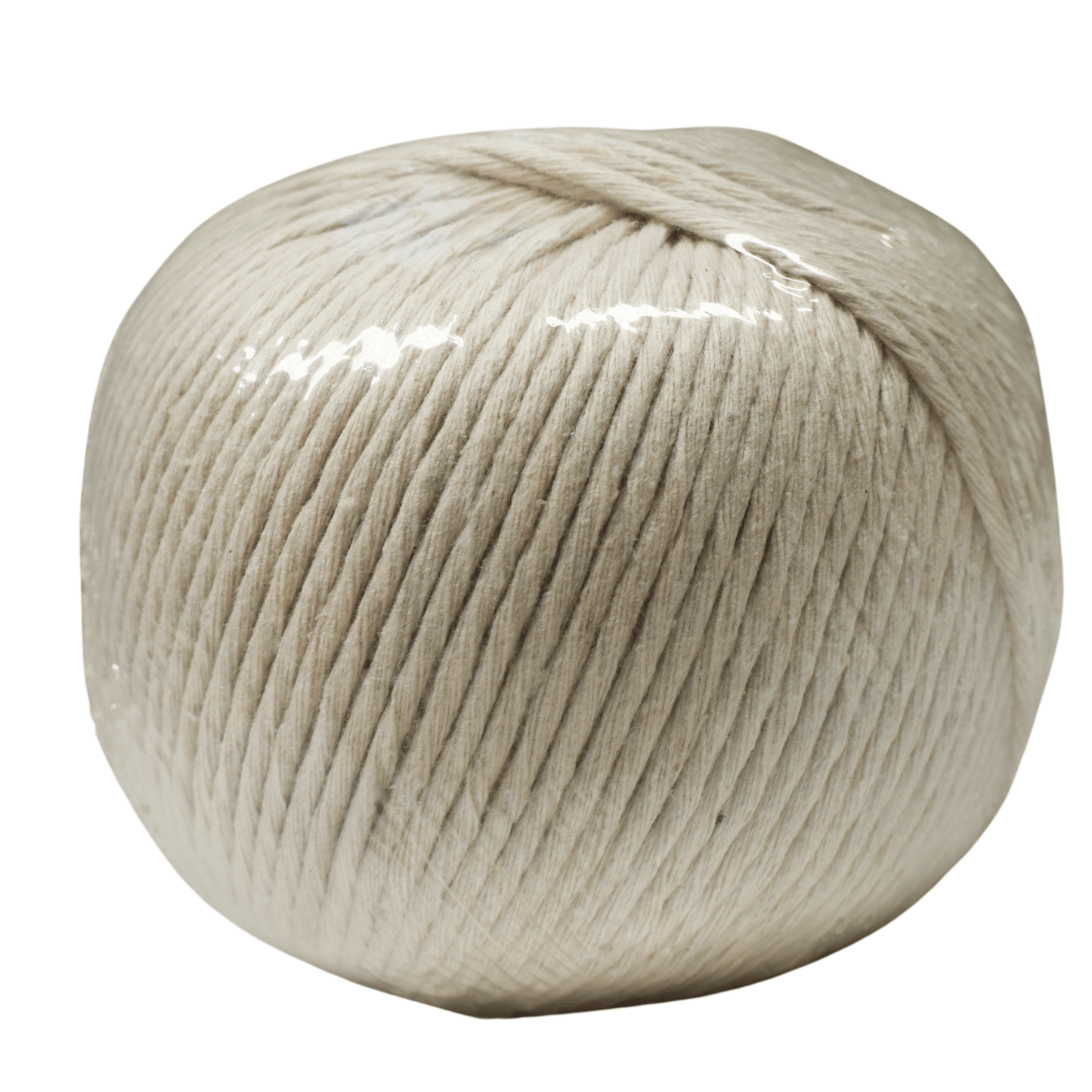 *24 Gauge 12 Ply White Poly/Cotton Butcher Twine/Cord Ball 118 m (390 ft)