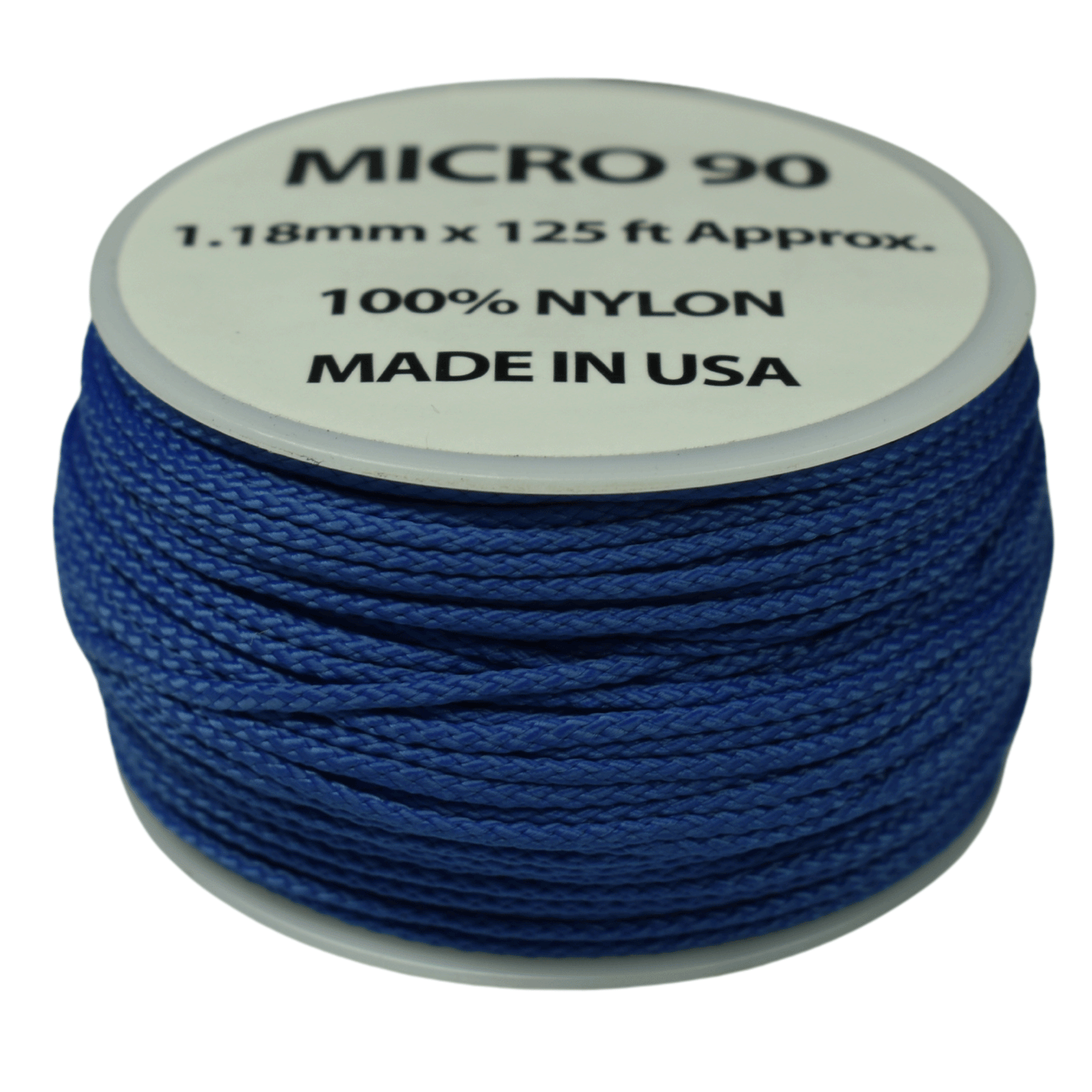 1.18 mm (3/64”) Micro Cord Royal Blue Made in the USA Nylon/Nylon (125 FT).