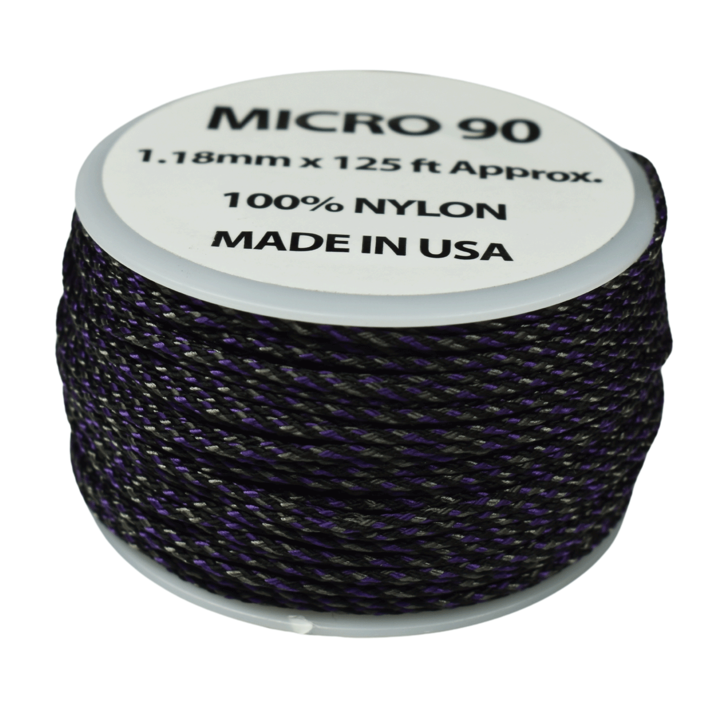 1.18 mm (3/64”) Micro Cord Mystique Made in the USA Nylon/Nylon (125 FT).