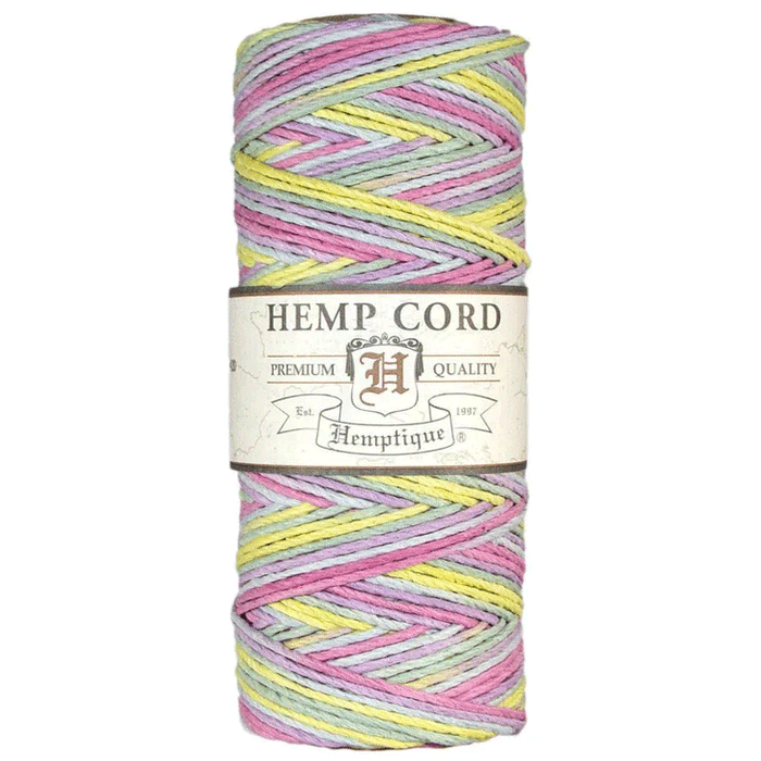 Variegated Baby Pastel Hemp Twine/Cord Spool 162-320