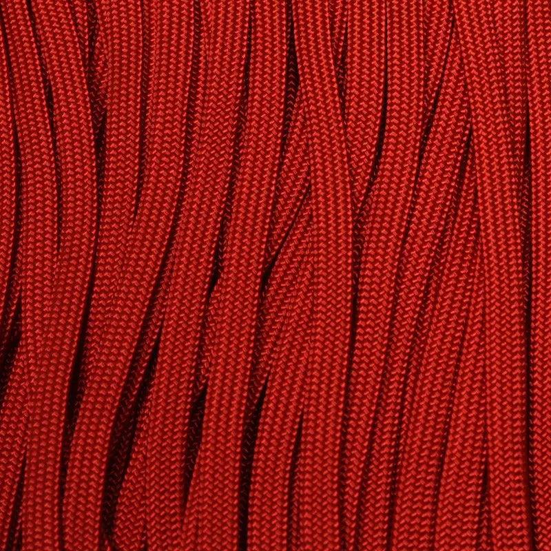 Whip Maker (WhipMaker) 3/16 Inch Imperial Red Coreless Flat Nylon Cord Made in the USA  163- nylon/nylon paracord