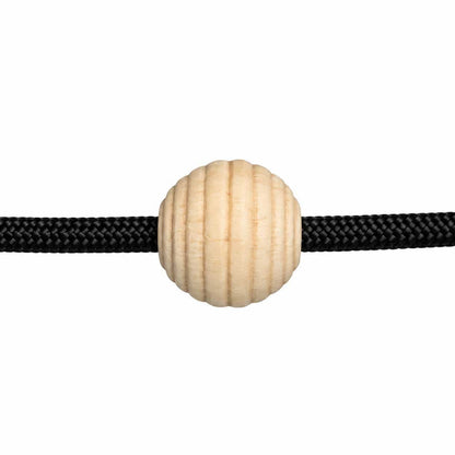 Wood Beehive Bead (20 pack) China