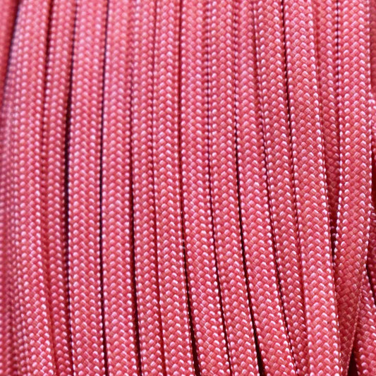 4 mm (5/32”) 550 Paracord Rose Pink Dark Made in the USA Nylon/Nylon