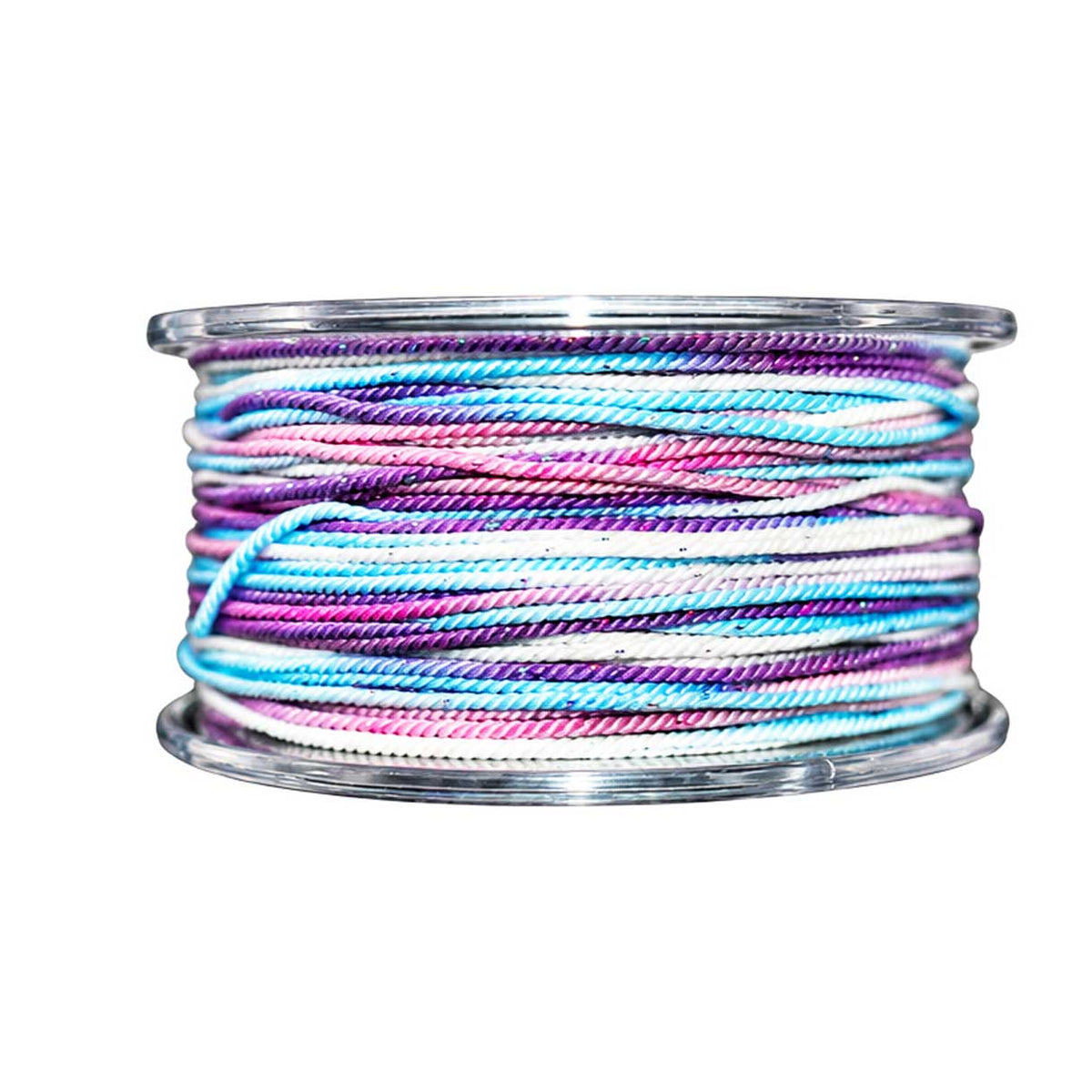 1 mm Medium Metallic Purple Segmented/Gradient Polyester Cord/Thread 29.5 yd (27 m) 280-