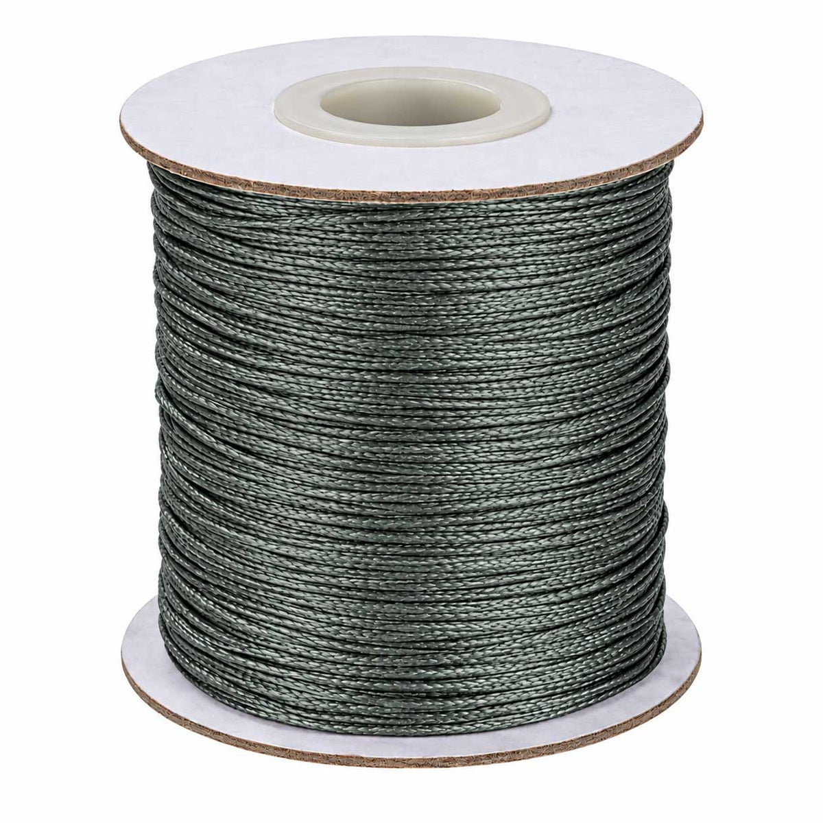 0.5 mm Olive/Gray Round Waxed Polyester Cord/Thread 169.5 yd (155 m) 280-