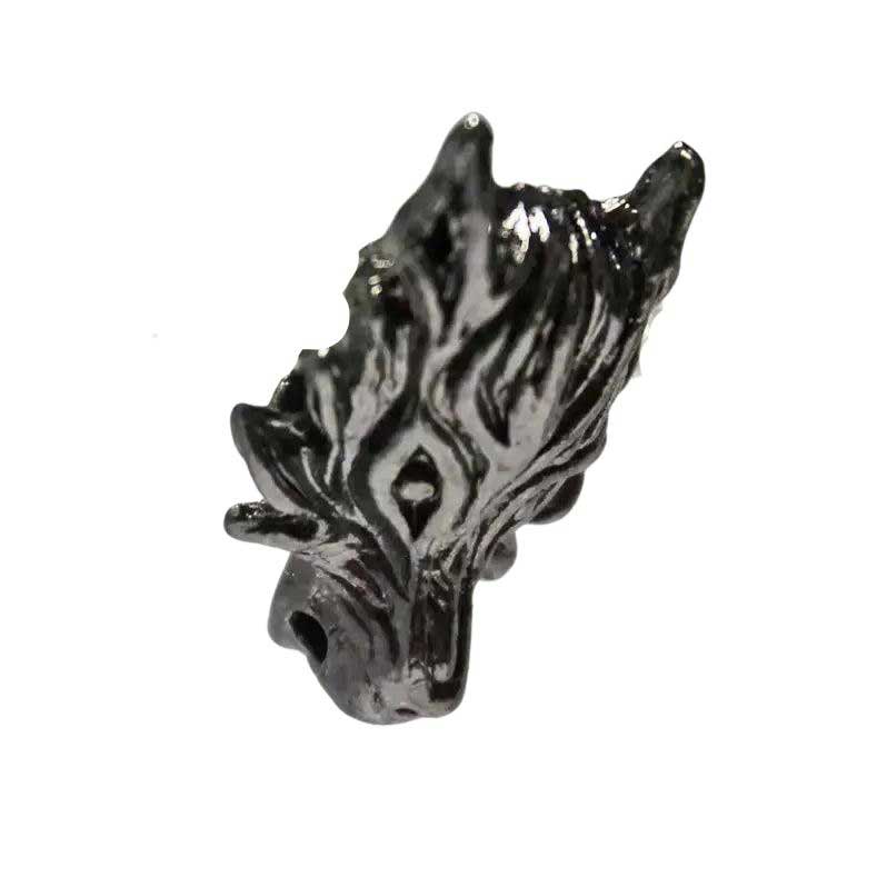 Black Wolf Bead (5 Pack)