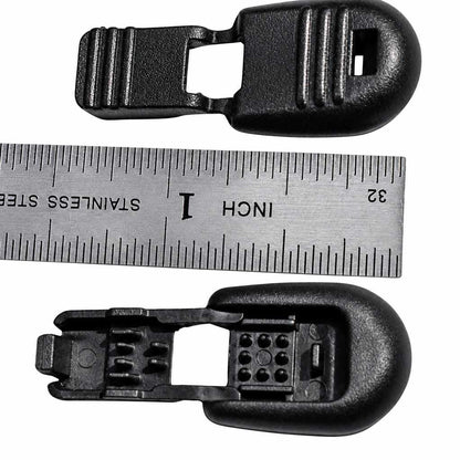 Zipper Pull Ends 3/4"x9/16"x1/4" (10 Pack) paracordwholesale