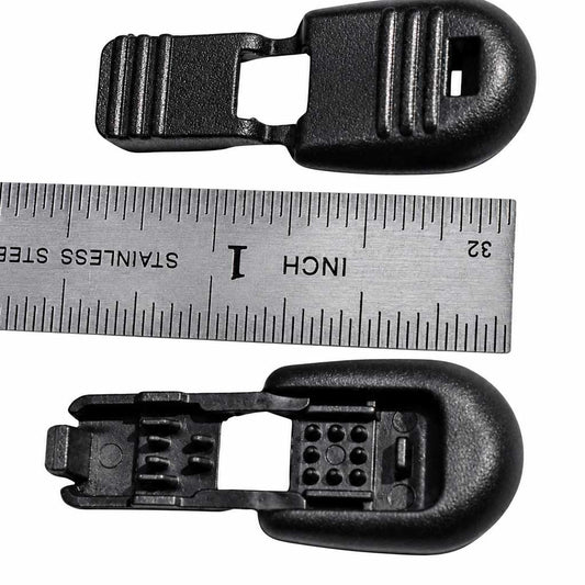 Zipper Pull Ends 3/4"x9/16"x1/4" (10 Pack) paracordwholesale