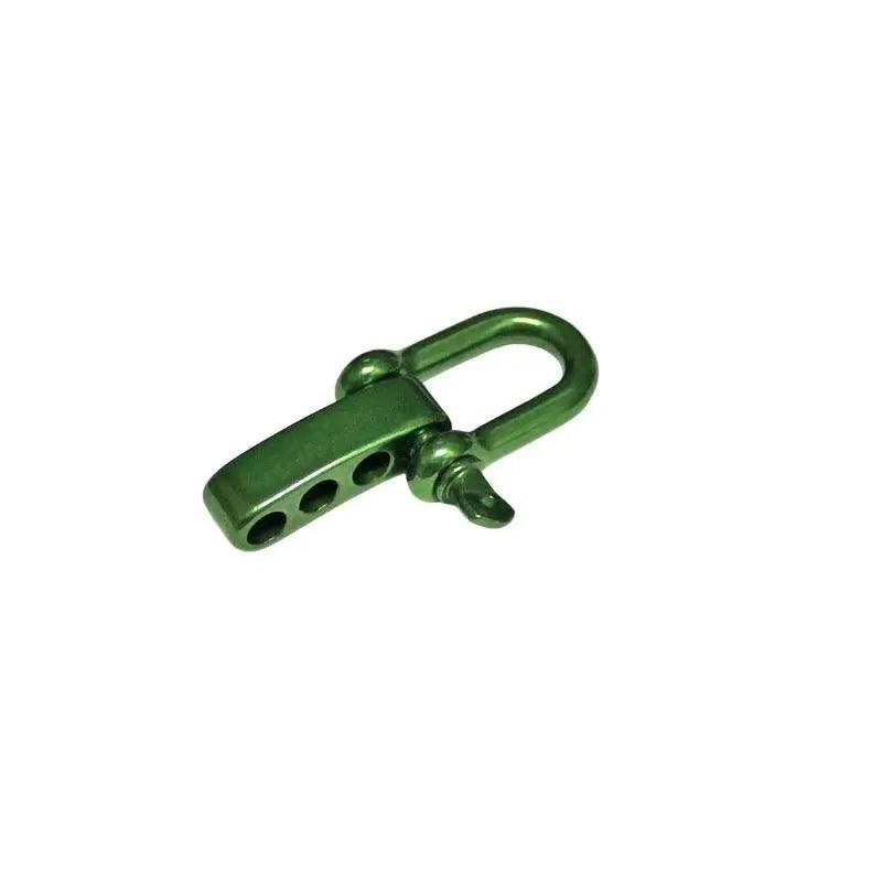 Adjustable Large Green Stainless Steel U Shackle Wedge Knob (1 Pack) - Paracord Galaxy