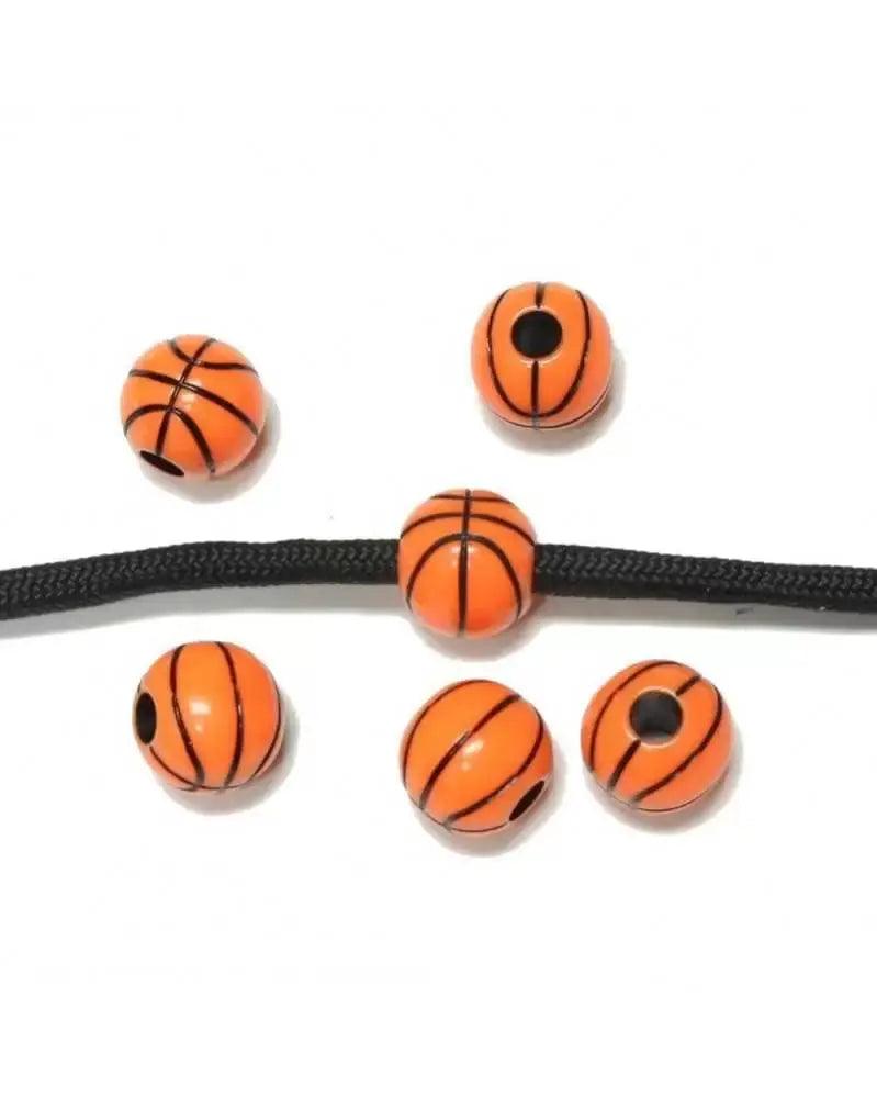 Basketball - Acrylic Bead (5 pack) - Paracord Galaxy